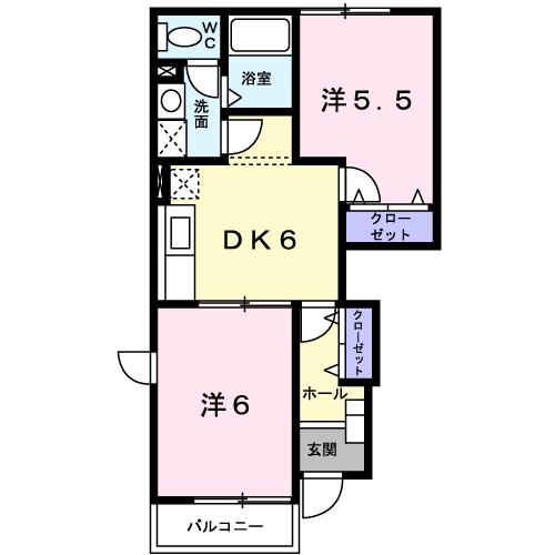 間取りは左右反転タイプ